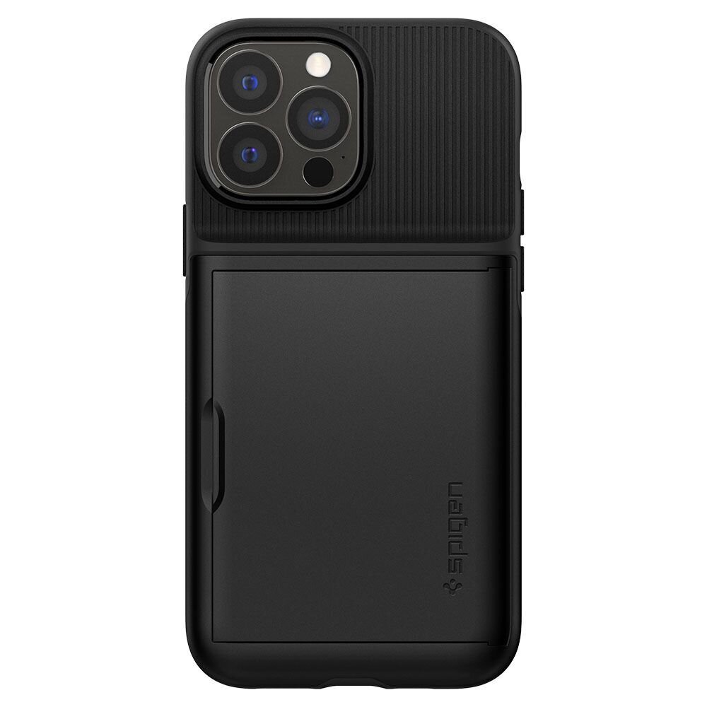 Spigen Slim Armor CS Case Cover for iPhone 13 Pro Armor Cover Card Wallet Black hinta ja tiedot | Puhelimen kuoret ja kotelot | hobbyhall.fi