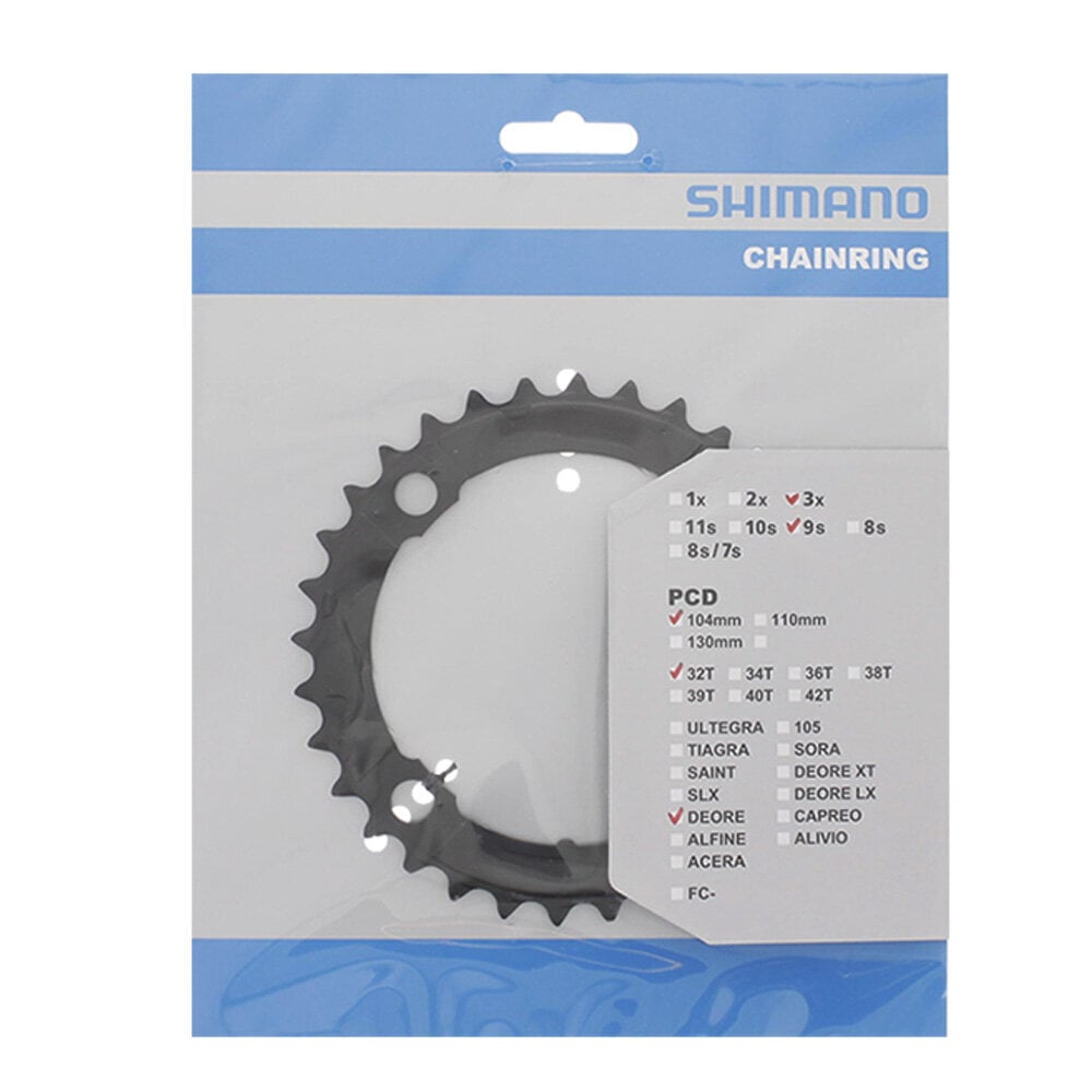 Eturatas Shimano FC-M590-32T hinta ja tiedot | Muut polkupyörän varaosat | hobbyhall.fi