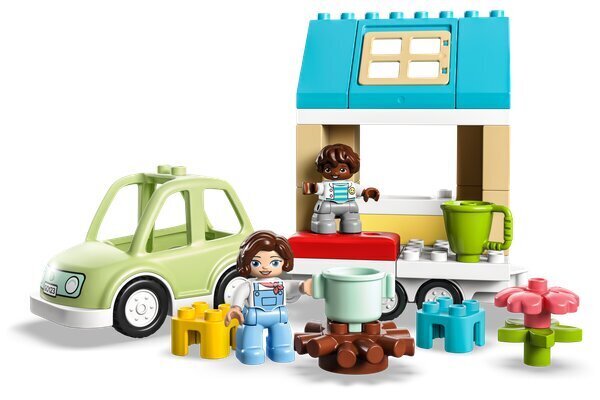 10986 LEGO® DUPLO Perheen talo pyörillä hinta ja tiedot | LEGOT ja rakennuslelut | hobbyhall.fi