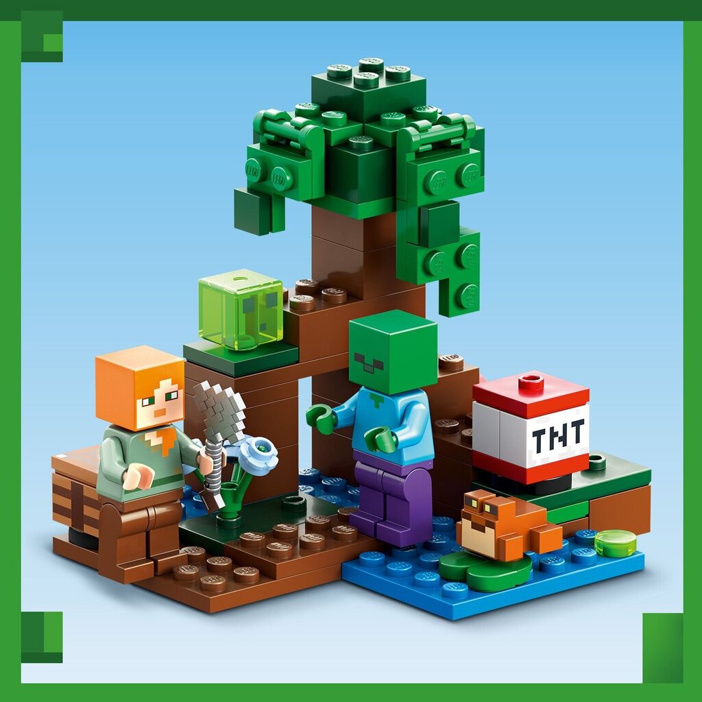 21240 LEGO® Minecraft Seikkailu suolla hinta ja tiedot | LEGOT ja rakennuslelut | hobbyhall.fi