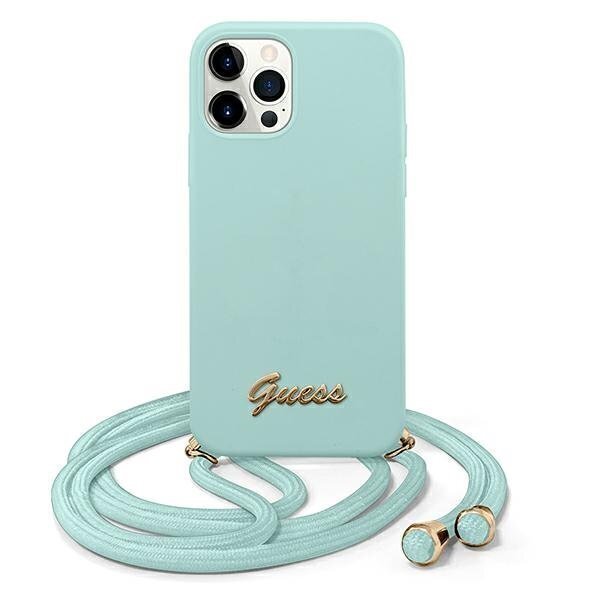 Guess GUHCP12LLSCLMGLB sopii Apple iPhone 12 Pro Max 6.7", sininen hinta ja tiedot | Puhelimen kuoret ja kotelot | hobbyhall.fi