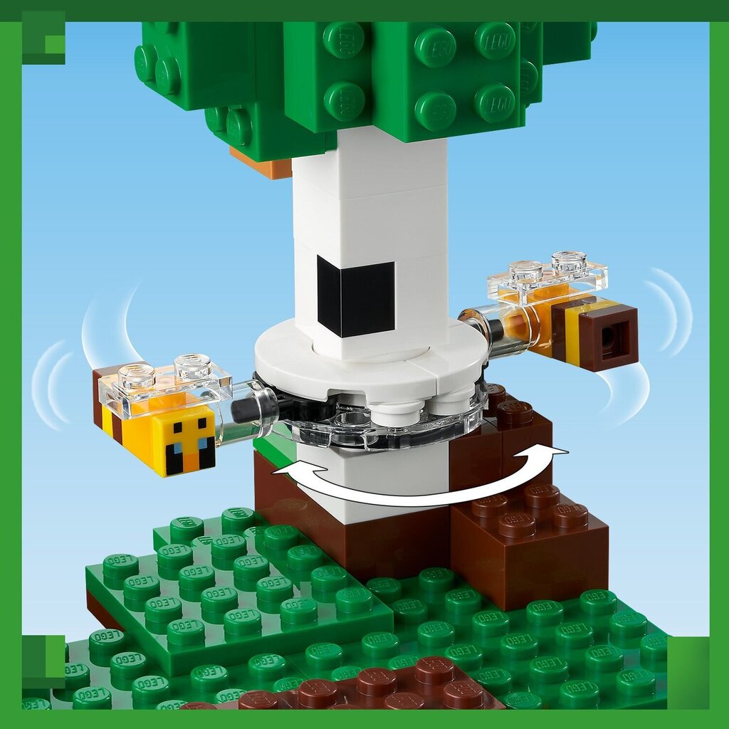 21241 LEGO® Minecraft Mehiläispesä hinta ja tiedot | LEGOT ja rakennuslelut | hobbyhall.fi