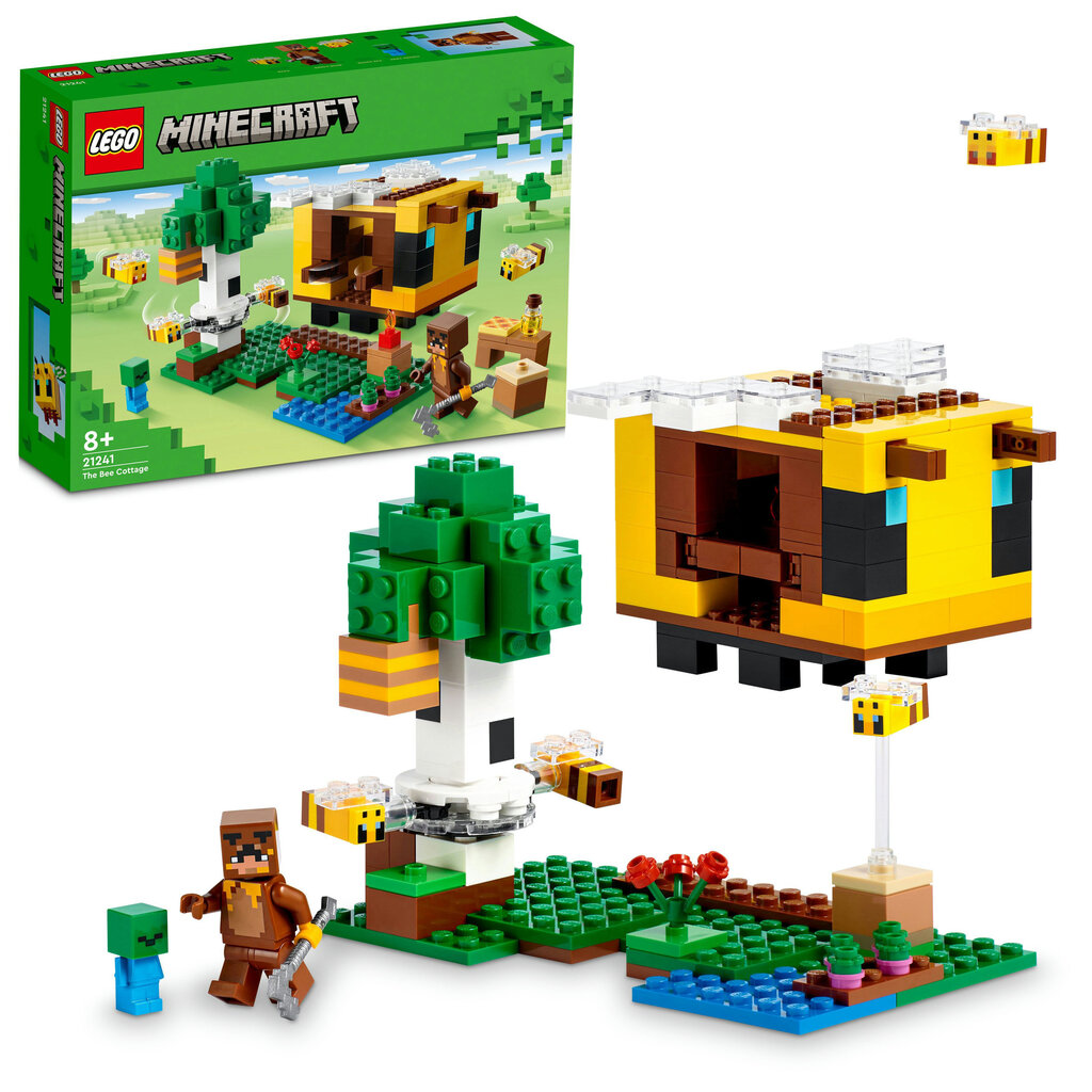 21241 LEGO® Minecraft Mehiläispesä hinta ja tiedot | LEGOT ja rakennuslelut | hobbyhall.fi