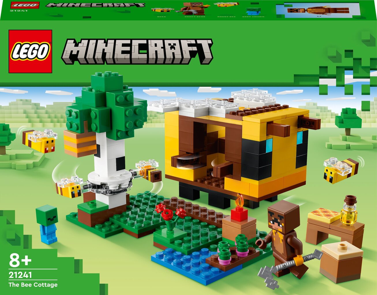 21241 LEGO® Minecraft Mehiläispesä hinta ja tiedot | LEGOT ja rakennuslelut | hobbyhall.fi