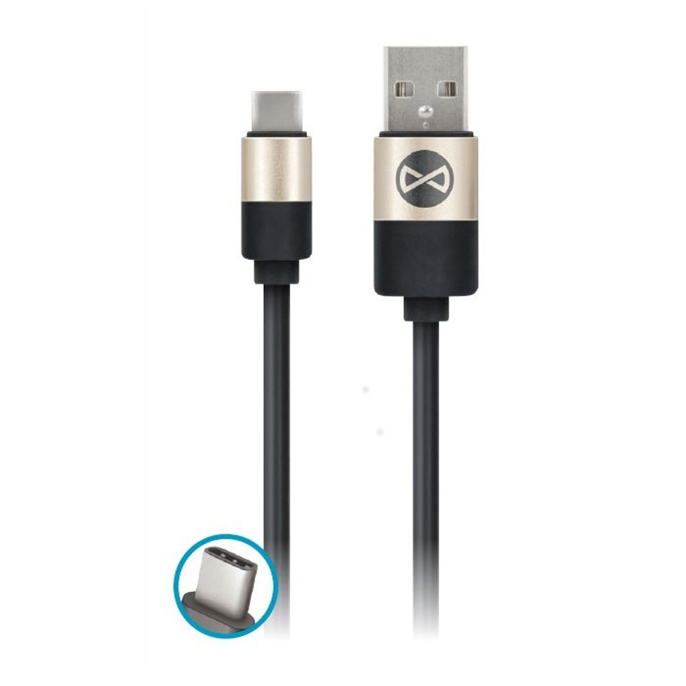 Forever USB - USB-C, 1 m hinta ja tiedot | Puhelinkaapelit | hobbyhall.fi