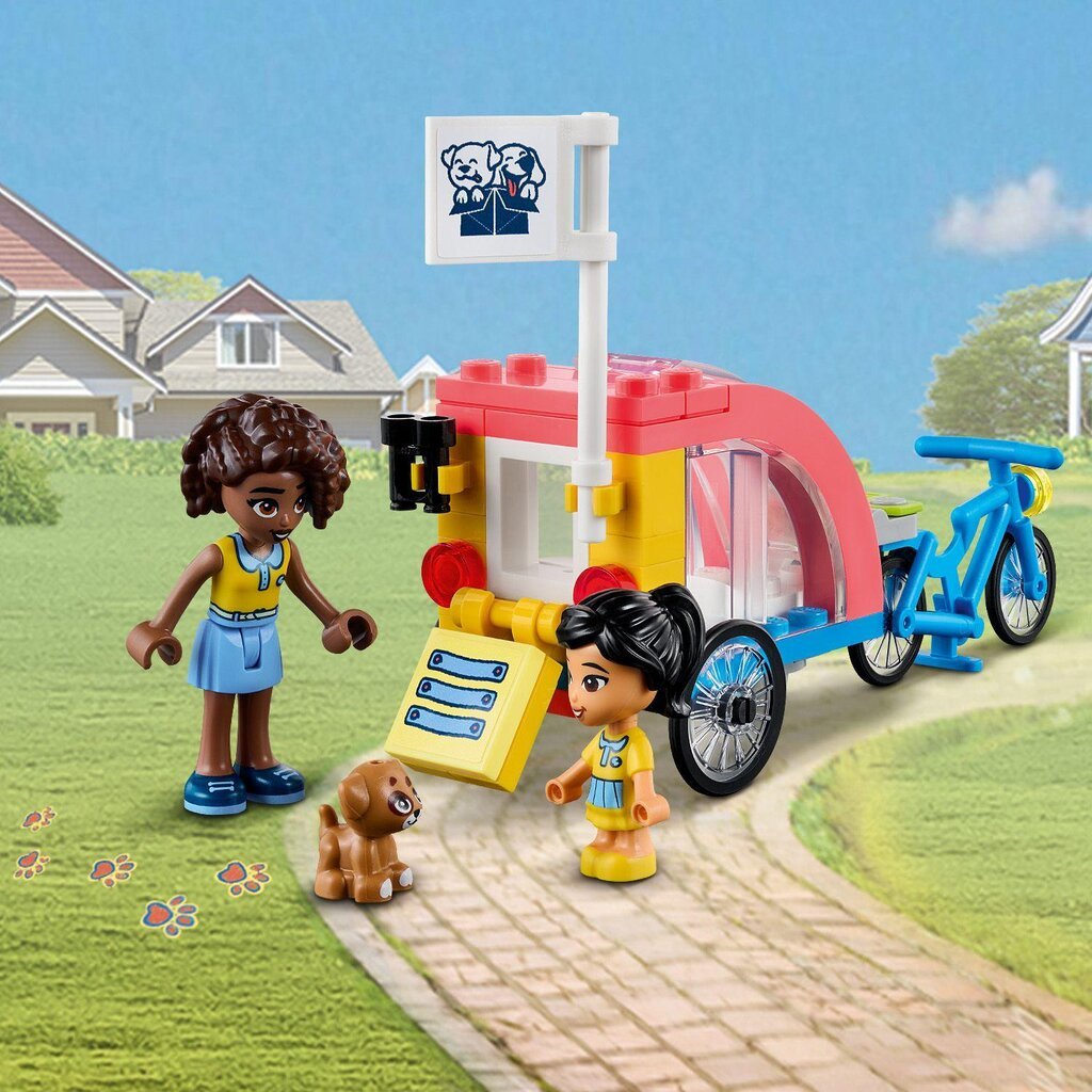 41738 LEGO® Friends koirien pelastuspyörä hinta ja tiedot | LEGOT ja rakennuslelut | hobbyhall.fi