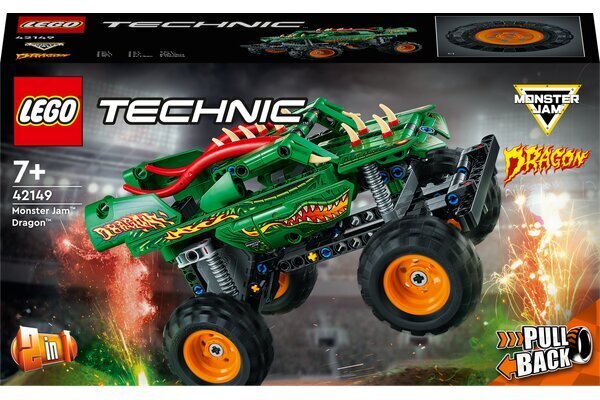 42149 LEGO® Technic Monster Jam™ Dragon™ hinta ja tiedot | LEGOT ja rakennuslelut | hobbyhall.fi