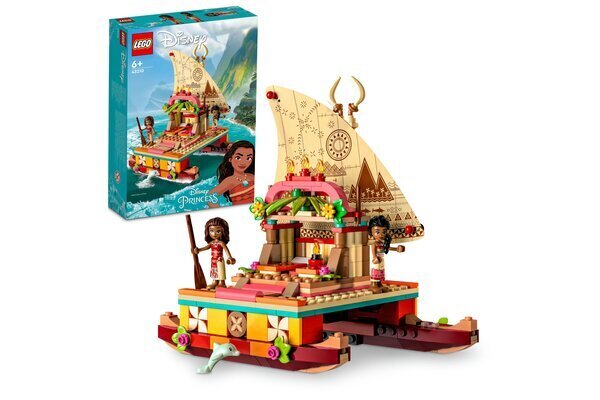 43210 LEGO® Disney Princess Katamaraani Vaiana hinta ja tiedot | LEGOT ja rakennuslelut | hobbyhall.fi
