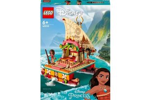 43210 LEGO® Disney Princess Katamaraani Vaiana hinta ja tiedot | LEGOT ja rakennuslelut | hobbyhall.fi