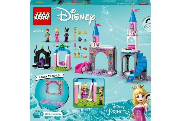 43211 LEGO® Disney Auroran linna hinta ja tiedot | LEGOT ja rakennuslelut | hobbyhall.fi