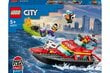 60373 LEGO® City Palokunnan pelastusvene hinta ja tiedot | LEGOT ja rakennuslelut | hobbyhall.fi