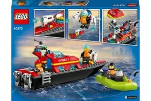 60373 LEGO® City Palokunnan pelastusvene hinta ja tiedot | LEGOT ja rakennuslelut | hobbyhall.fi