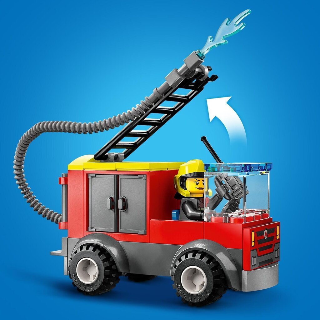 60375 LEGO® City Paloasema ja paloauto hinta ja tiedot | LEGOT ja rakennuslelut | hobbyhall.fi