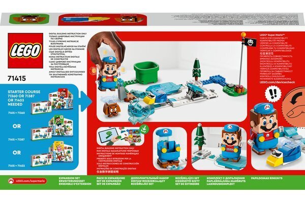 71415 LEGO® Super Mario Marion jääpuku ja pakkasmaailma ‑laajennussarja hinta ja tiedot | LEGOT ja rakennuslelut | hobbyhall.fi