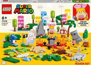 71418 LEGO® Super Mario Creative työkalusetti hinta ja tiedot | LEGOT ja rakennuslelut | hobbyhall.fi