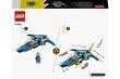 71784 LEGO NINJAGO® Jay Lightning -lentokone EVO hinta ja tiedot | LEGOT ja rakennuslelut | hobbyhall.fi