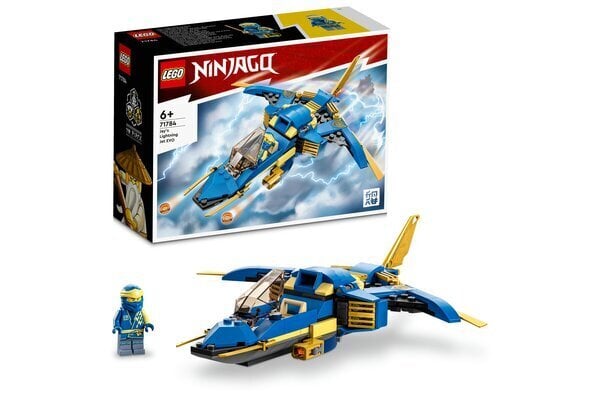 71784 LEGO NINJAGO® Jay Lightning -lentokone EVO hinta ja tiedot | LEGOT ja rakennuslelut | hobbyhall.fi