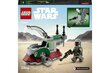 75344 LEGO® Star Wars™ Boba Fett Starship™ Microfighter -mikrohävittäjä hinta ja tiedot | LEGOT ja rakennuslelut | hobbyhall.fi