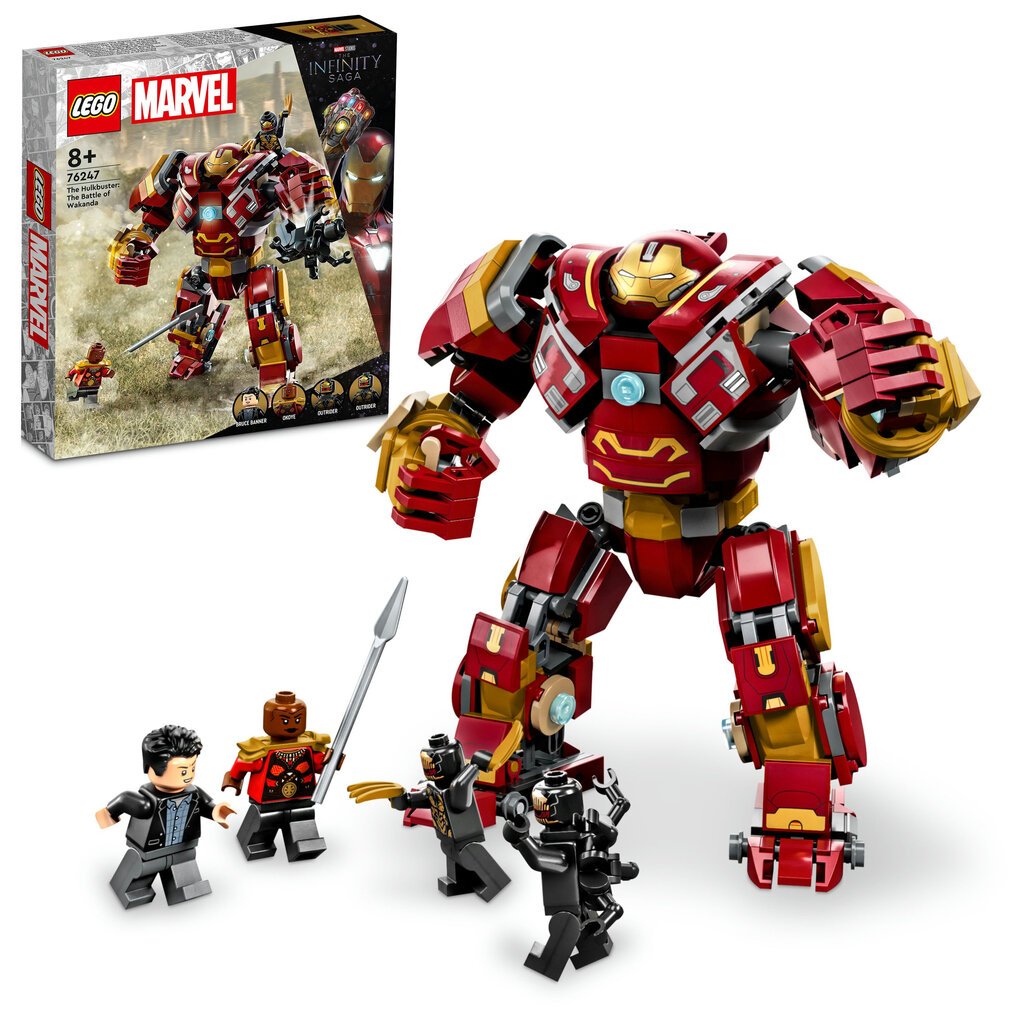 76247 LEGO® Marvel Hulkbuster: Taistelu Wakandasta hinta ja tiedot | LEGOT ja rakennuslelut | hobbyhall.fi