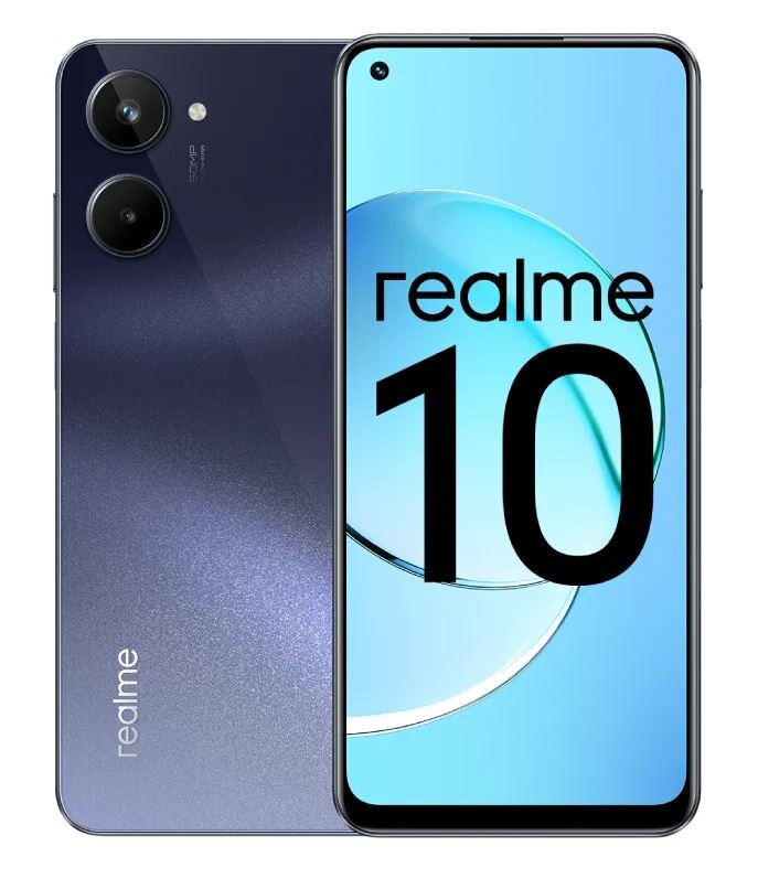Realme 10 8/128GB Dual SIM Rush Black hinta ja tiedot | Matkapuhelimet | hobbyhall.fi