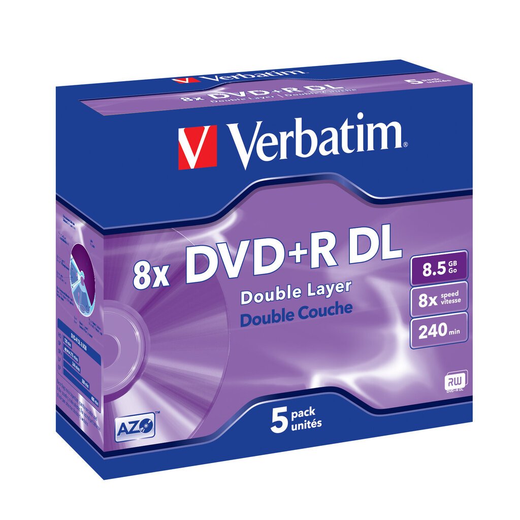 DVD-d Verbatim 43541 hinta ja tiedot | Vinyylilevyt, CD-levyt, DVD-levyt | hobbyhall.fi