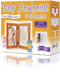 Baby HandPrint -lasten käden tai jalanjäljen valmistussetti, valkoinen hinta ja tiedot | Kipsisetit ja valokuvakehykset | hobbyhall.fi