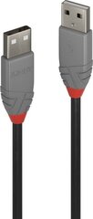 Lindy USB-A - USB-A 3 m hinta ja tiedot | Puhelinkaapelit | hobbyhall.fi