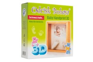 3D käden ja jalanjäljen tekemiseen tarkoitettu setti Baby HandPrint hinta ja tiedot | Kipsisetit ja valokuvakehykset | hobbyhall.fi