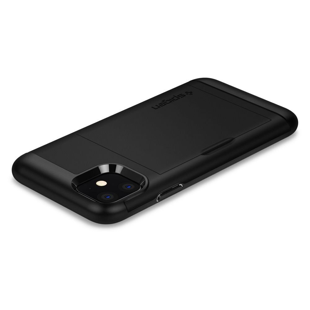 Spigen SPN801BLK, sopii iPhone 11:lle, musta hinta ja tiedot | Puhelimen kuoret ja kotelot | hobbyhall.fi