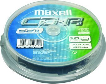 CD Maxell 10 kpl hinta ja tiedot | Vinyylilevyt, CD-levyt, DVD-levyt | hobbyhall.fi