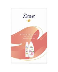 Vartalonhoitosetti Dove Renewing suihkugeeli + deodorantti hinta ja tiedot | Suihkusaippuat ja suihkugeelit | hobbyhall.fi