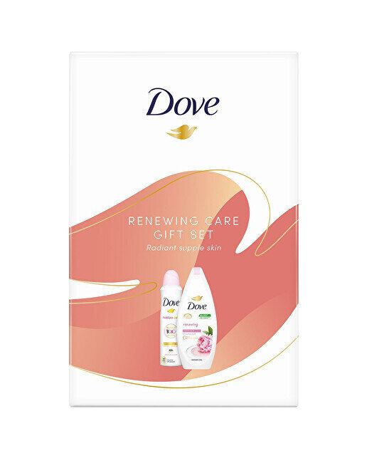 Vartalonhoitosetti Dove Renewing suihkugeeli + deodorantti hinta ja tiedot | Suihkusaippuat ja suihkugeelit | hobbyhall.fi