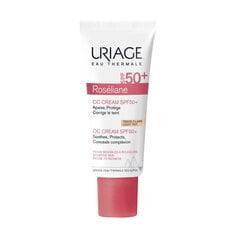 Yleissävyä korjaava voide Uriage Roseliane CC SPF50, 40ml hinta ja tiedot | Kasvovoiteet | hobbyhall.fi