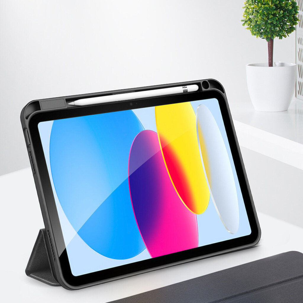 Dux Ducis Domo, iPad 10.9'' 2022 (10 gen.), Black hinta ja tiedot | Tablettien kotelot ja muut tarvikkeet | hobbyhall.fi