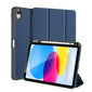 Dux Ducis Domo, iPad 10.9" 2022 (10 gen.), Sininen hinta ja tiedot | Tablettien kotelot ja muut tarvikkeet | hobbyhall.fi