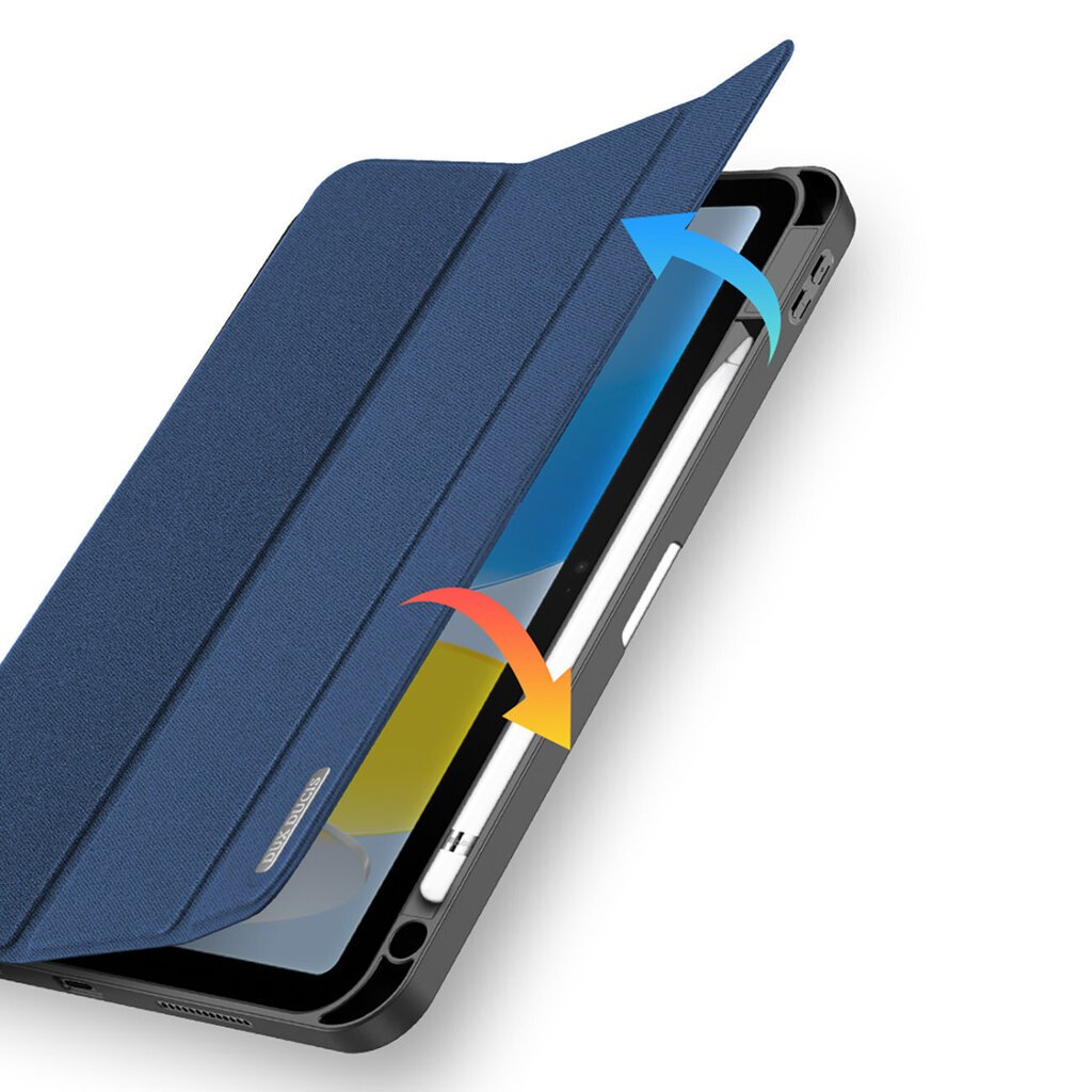 Dux Ducis Domo, iPad 10.9" 2022 (10 gen.), Sininen hinta ja tiedot | Tablettien kotelot ja muut tarvikkeet | hobbyhall.fi