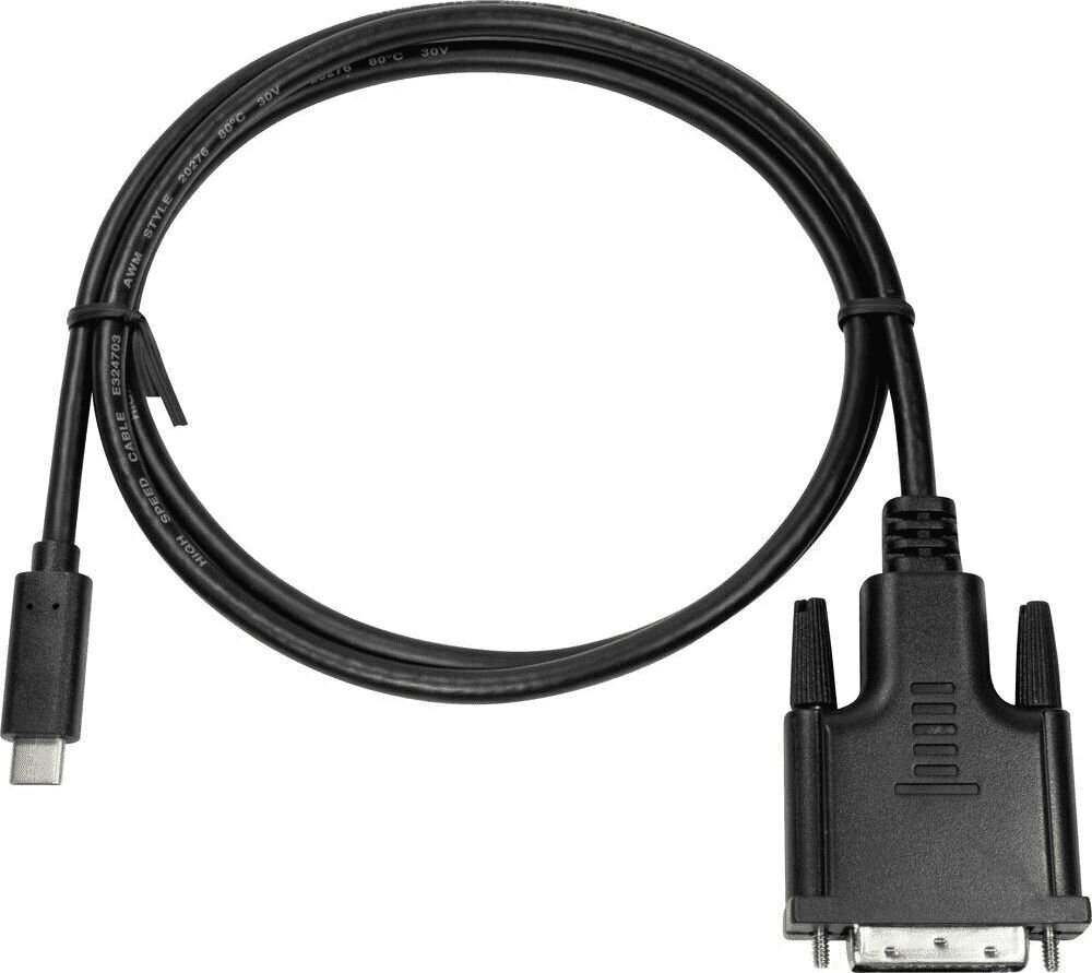 LogiLink UA0331 USB-C - DVI, 1.8m hinta ja tiedot | Puhelinkaapelit | hobbyhall.fi