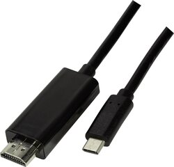 LogiLink UA0329 USB-C - HDMI, 1.8m hinta ja tiedot | Logilink Puhelimet, älylaitteet ja kamerat | hobbyhall.fi