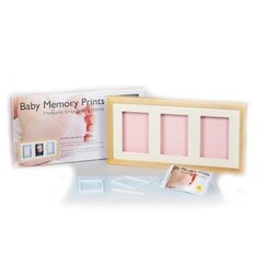BABY MEMORY PRINT Valokuvakehys, wood color hinta ja tiedot | Kipsisetit ja valokuvakehykset | hobbyhall.fi