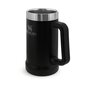 Adventure The Big Grip Beer Stein -olutmuki, 0,7 l, mattamusta hinta ja tiedot | Termoskannut ja termosmukit | hobbyhall.fi