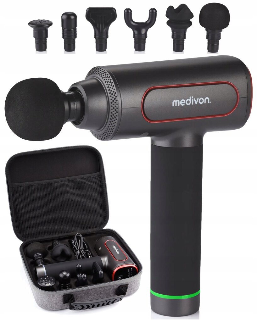 Medivon -Gun Pro X2 Manuaalinen hierontalaite vartalolle hinta ja tiedot | Hierontalaitteet | hobbyhall.fi