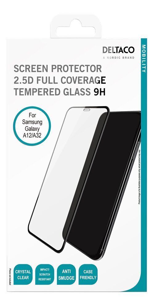 Deltaco näytönsuoja Samsung Galaxy A12/A32:lle hinta ja tiedot | Näytönsuojakalvot ja -lasit | hobbyhall.fi