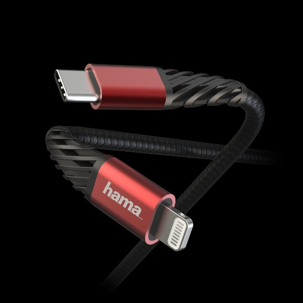 Hama USB C - Lightning, 1.5 m hinta ja tiedot | Puhelinkaapelit | hobbyhall.fi