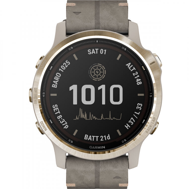 Garmin Fenix 6S Pro Solar, beige hinta ja tiedot | Älykellot | hobbyhall.fi