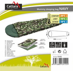 Makuupussi Cattara Navy +10 °C hinta ja tiedot | Makuupussit | hobbyhall.fi
