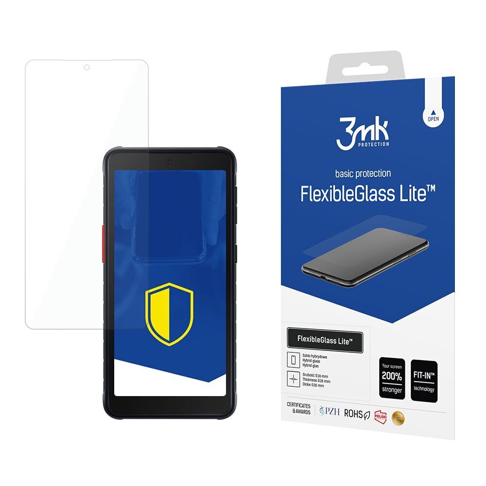 Samsung Galaxy Xcover 5 - 3mk FlexibleGlass Lite™ näytönsuoja hinta ja tiedot | Näytönsuojakalvot ja -lasit | hobbyhall.fi