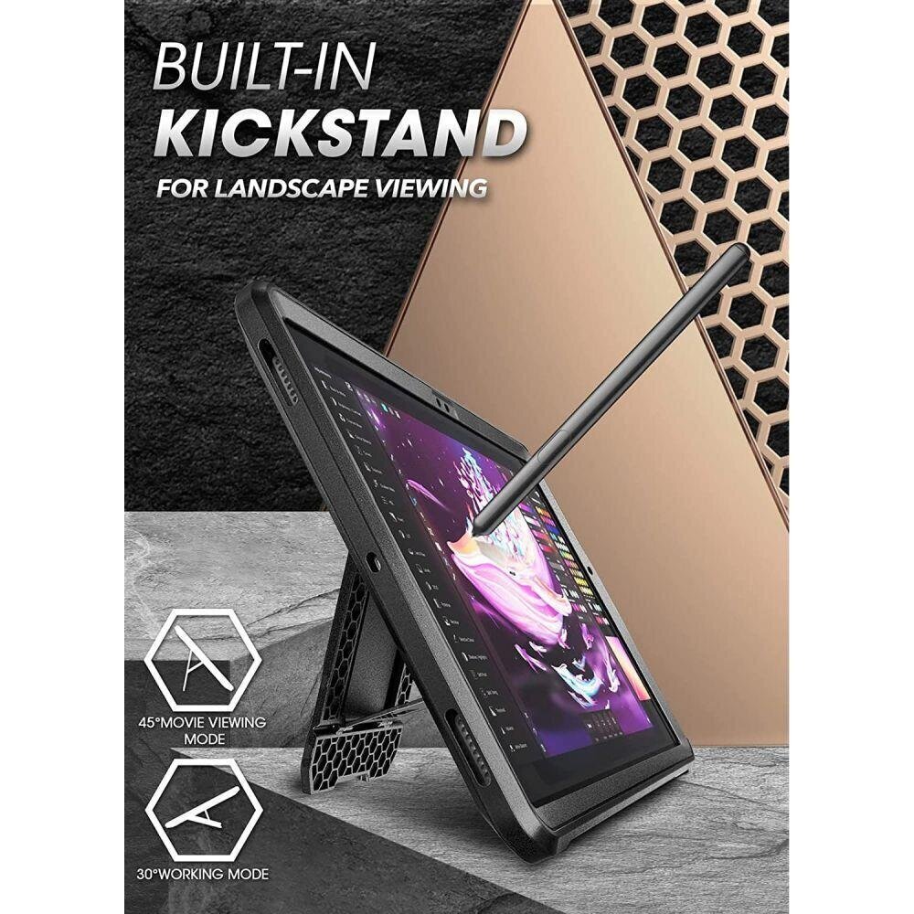 SUPCASE UNICORN BEETLE PRO GALAXY TAB A8 10.5 X200 / X205 MUSTA hinta ja tiedot | Tablettien kotelot ja muut tarvikkeet | hobbyhall.fi