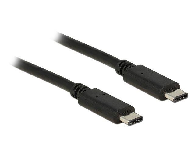 Cable Delock Cable USB Type-C 2.0 uros > USB Type-C 2.0 uros, 1m 83673 hinta ja tiedot | Puhelinkaapelit | hobbyhall.fi