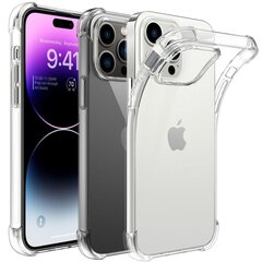 TakeMe Anti-Shock Apple iPhone 14 Transparent hinta ja tiedot | Puhelimen kuoret ja kotelot | hobbyhall.fi