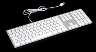 MATIAS Näppäimistö alumiini MAC HUB 2 X USB SILVER hinta ja tiedot | Matias Tietokoneen lisälaitteet | hobbyhall.fi